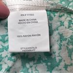 Luxology  Green White Floral Dress XL Spring Easter St. Patrick’s Day Vacation Photo 6