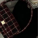 ANINE BING Nico Plaid Red Purse Photo 1