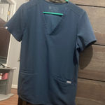 FIGS  Navy Blue/ Gray Women's Top Photo 0