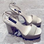 AQUA Bloomingdale’s Cher Ankle Strap Platform High Heel Sandals, Size 9.5 NEW Photo 1