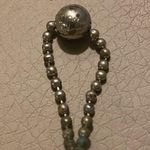 Talon Beaded Evening Clutch Vintage Purse With Mirror & Pearl Closure White Photo 7