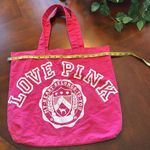 PINK - Victoria's Secret Love pink tote Photo 5