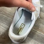 Puma Mayze Stack Cord Sneakers Shoes Size 10 Platform Chunky Leather Suede White Photo 9