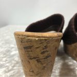 Montego Bay Club  Sandal Women Size 7 Brown Block Heel Slip On Slides Open Toe Photo 8