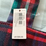 Victoria's Secret NWT Victoria’s Secret Red and Green Plaid Tote Bag Photo 5