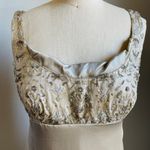 Niteline Formal Champagne Silk Beaded Long Dress with Jacket Size 6 Photo 6