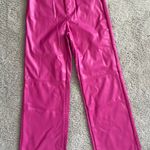 Pink Leather Pants Size XXS petite Photo 0