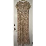 Mac Duggal Embellished Ruffled Cap Sleeve V-Neck Gown Size 12 NWT #10772 Sequins Photo 13