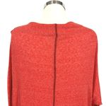We The Free Londontown Thermal Oversize Top Red Orange Size XS Photo 6