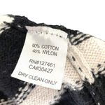 Wildfox  Distressed Striped Vneck Sweater Black White Photo 7