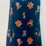 Madewell ATRIUM MIDI SKIRT BIRD OF PARADISE TROPICAL FLORAL NIGHTFALL BLUE 10 Photo 0
