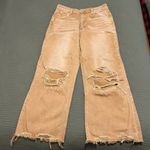 Vervet  Distressed Tan Women's Jeans Photo 0