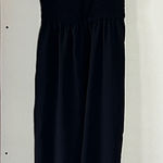 Yozy Black Smocked Jumpsuit Photo 0