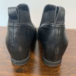 Naturalizer  Women's Darena Leather Round Toe Wedge Heel Bootie Black Size 7M Photo 9