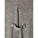 Bask  Sweater Women Small Brown Ivory Knit Collared Snap Long Line‎ Cardigan Photo 9