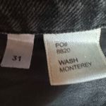 Reformation High Rise Straight Leg Jeans in Black Monterey Wash Sz 31 Photo 4