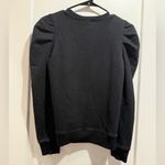 Pam & Gela  Black Puff Sleeve sweatshirt Size Small Photo 2