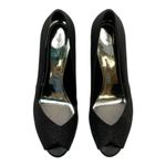 Easy Street Ravish Peep Toe Pump Black Glitter US Women's 10M Photo 4