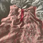 H&M White and Pink Lace Shift Dress - Size Large Photo 4