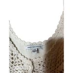 American Eagle  Crochet Button Front Crop Top Size Medium Photo 2