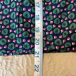 Gap  Women's Floral A-Line Skirt Mini Leaf Lined Waist Tie Green Pink Blue Size 1 Photo 8