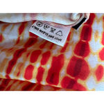 Sai Sankoh Riviera Shirt Dress Flowy Oversized Fit Orange White XL Long Sleeve Photo 4