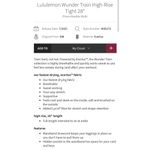 Lululemon Wunder train high rise leggings prism Marble multi rainbow 8 Photo 3