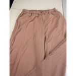 SheIn  XL‎ Two Piece Set Crop Top Wide Leg Pants Ruffle Smocked Pink Casual Photo 5