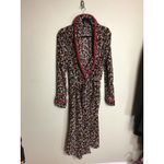 Faded Glory  Leopard Print Fleece Robe Sz. Large 12/14 Brown/Black Photo 1