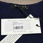 Maven West  Peplum Navy Blue Tank Size‎ XS Photo 8