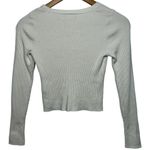 Abercrombie & Fitch Cream White Knit Long Sleeve V-Neck Cardigan Sweater Size XS Photo 1