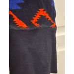 L RL Lauren Active Geometric Print Zip Up Jacket Women's XL Blue Photo 2