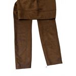 Laundry by Shelli Segal NEW  Brown Faux Suede Leggings Photo 2