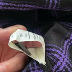 Mara Hoffman Tulay Midi Skirt Penny Plaid Black And Purple Photo 15