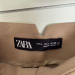 ZARA  Women’s Large Brown Tan Ankle Pants Office Core Career Photo 1