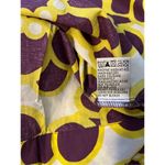 Boden Retro Jumbo Flower Print 3/4 Sleeve‎ Cotton Lightweight Dress Size 8 Purple Photo 4