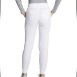 Dickies  medical EDS Essentials contemporary white jogger scrubs pants si… Photo 2