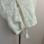 Anthropologie  Vineet Bahl Iona Peasant Top Cream Lace Crochet M Photo 5