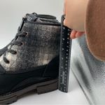 Roxy NWB Women  Hail Ya Boots black ankle combat size 10 black Nubuck Photo 3