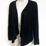 Artisan NY  Linen Long Sleeve Solid Black Casual Open Cardigan Medium Lightweight Photo 1