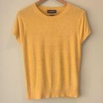 Vintage World Republic Soft Butter Buttery Yellow Rayon Blend Sweater Large L Photo 0