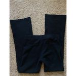 Betabrand  Classic Black Pinstripe Dress Stretch Boot Cut Yoga Pants Women Medium Photo 1