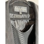 MM Couture Vintage Moshita Couture Black Blazer Jacket Jeweled hook Closure Size 10 Flaws Photo 2