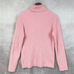 Anne Klein  Sport Womens Cable Knit Turtleneck Sweater Size XL Preppy Classic Photo 5