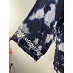 Raviya Blue Tie Dye Beach Swim Cover Up 0X Vacation Resort Bohemian Photo 5