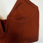 Tic Toc Elegant Brown Crop Top Photo 4