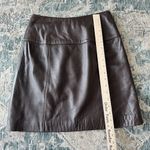 Valerie Stevens Vintage Leather Pencil Skirt Womens 6 100% Lamb Leather Mini Photo 4