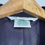 Vintage Austin Reed Wool Blazer Jacket Women's 12 Blue Formal Career Interview Photo 6