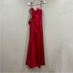 Mac Duggal  11691 Hot Pink Ruched Satin Prom Dress Gown 2 Photo 3