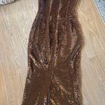CULTNAKED Tan Dress in Brown Size XS Photo 5